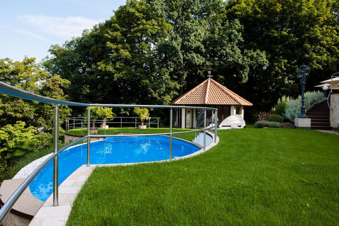 Villa Via Lapis - Panoramablick Ueber Dresden - Garten - Pool - Sauna - Luxus Exterior foto